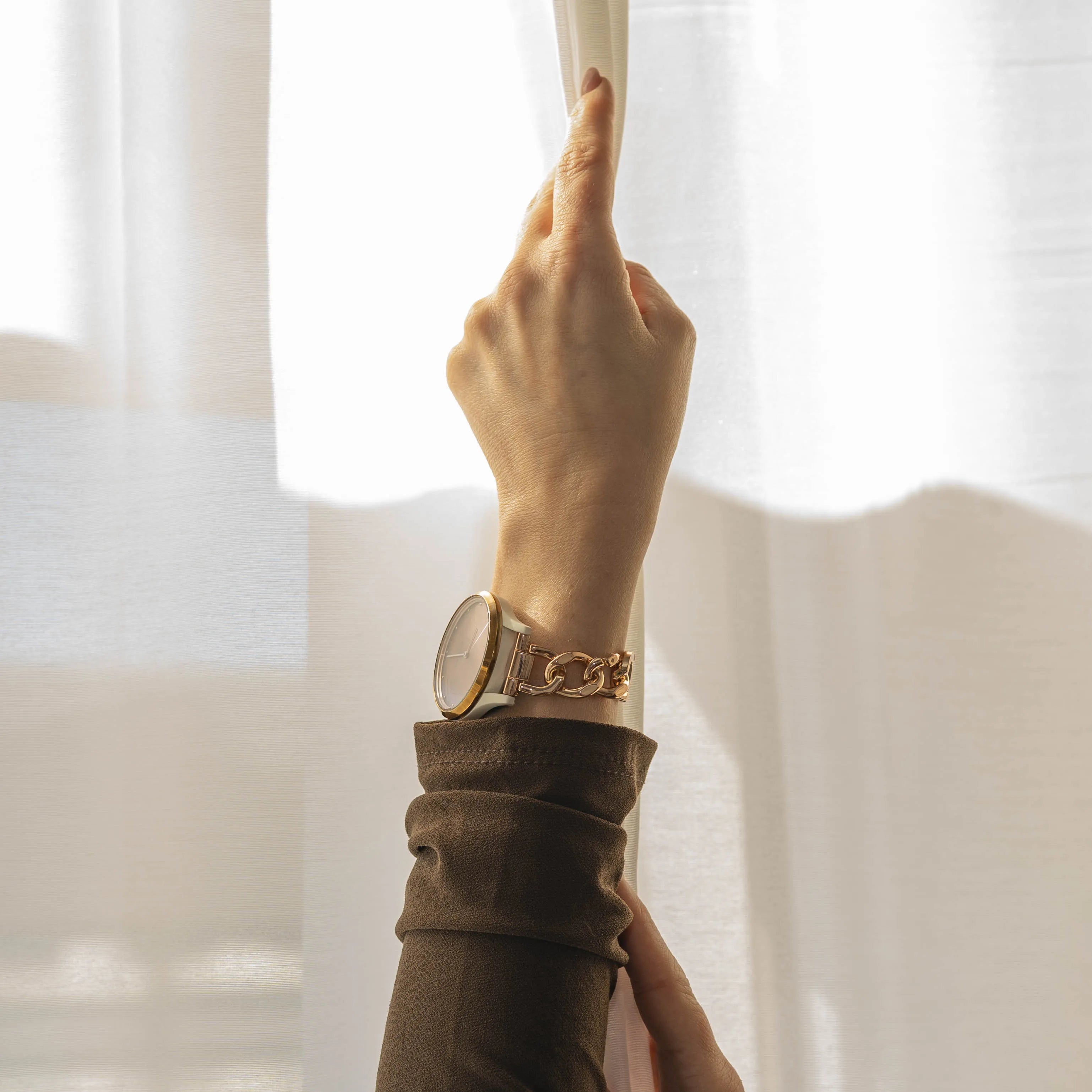 Amazfit Bip 3 (Pro) Steel Chain Strap (Rose Gold)