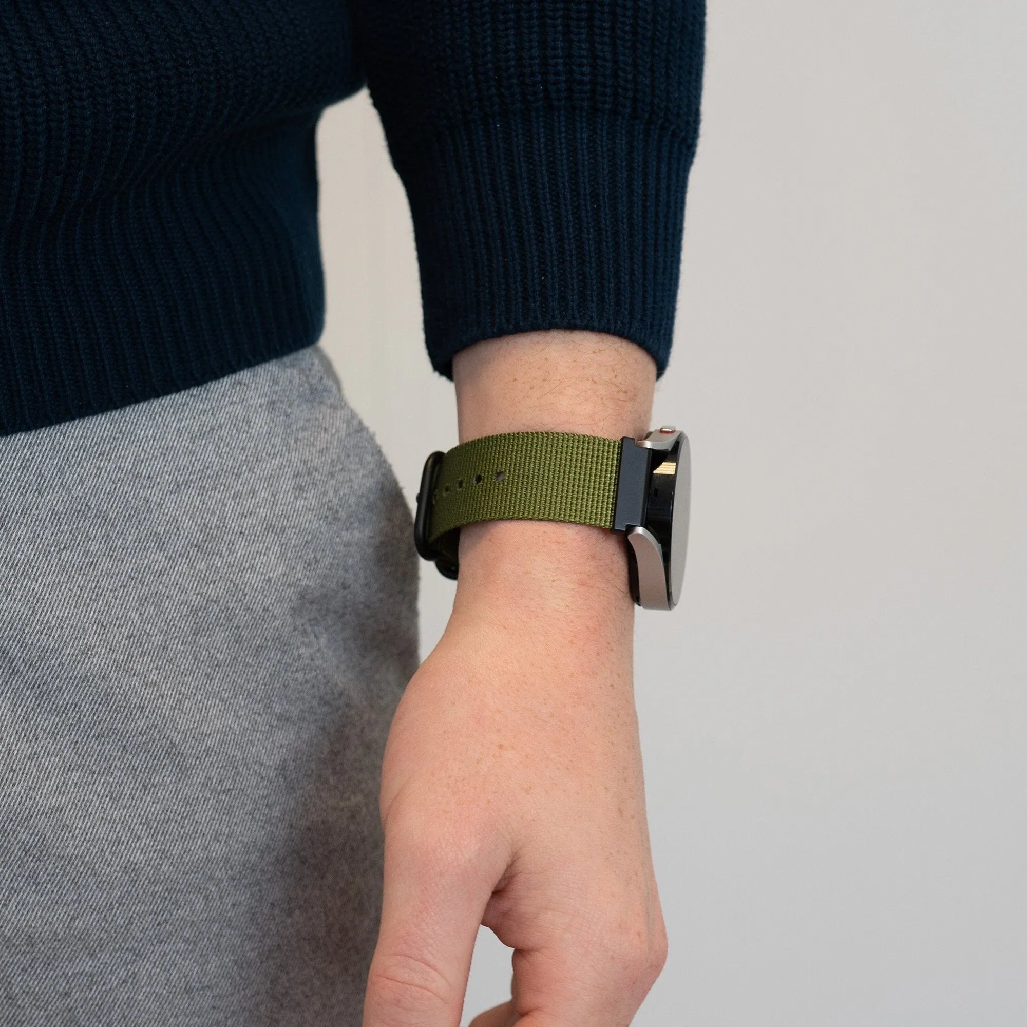 Bandz Suunto Vertical 2 Schnalle Nylonarmband (Grün)