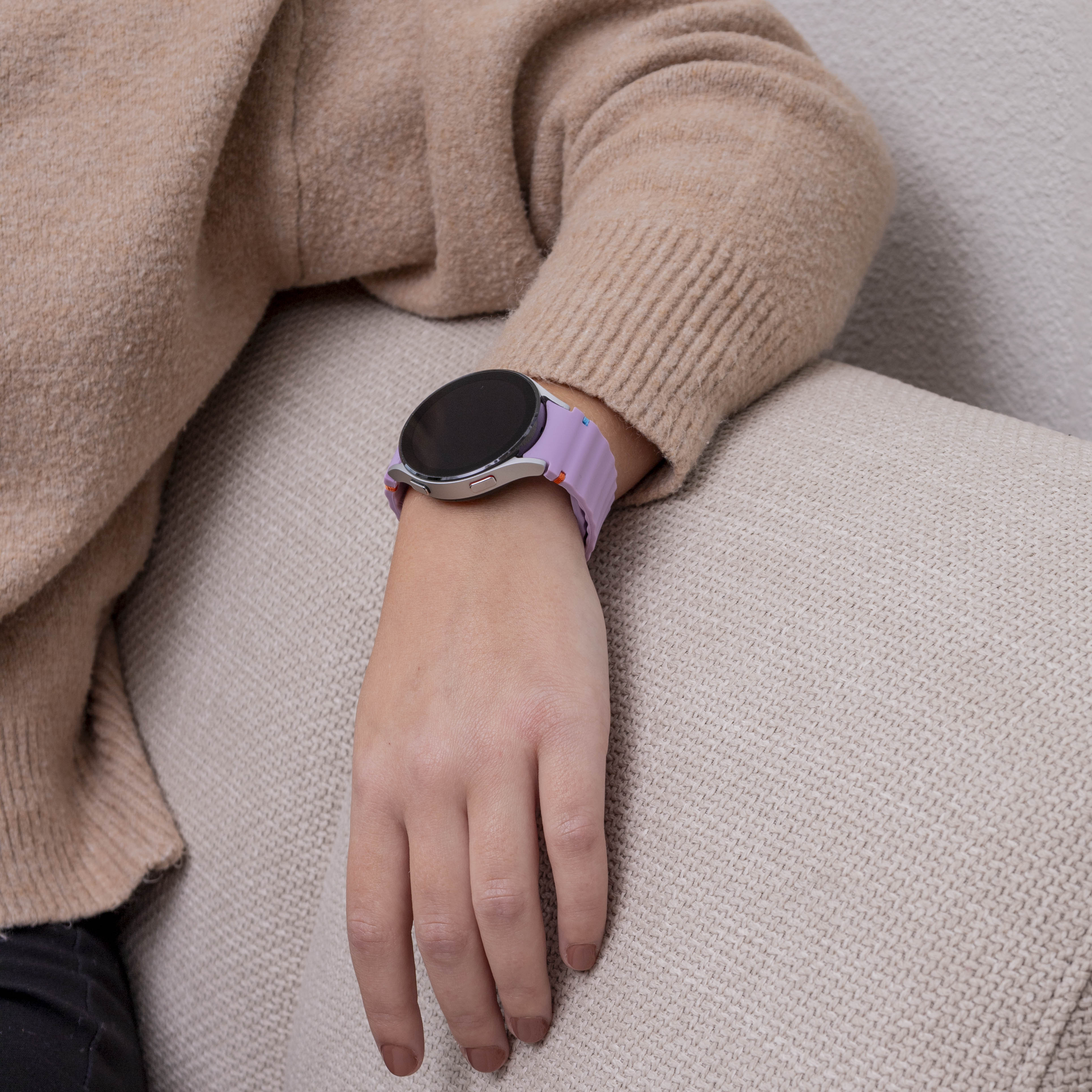 Samsung Galaxy Watch 7 - 40mm Wave Armband (Lavendel)