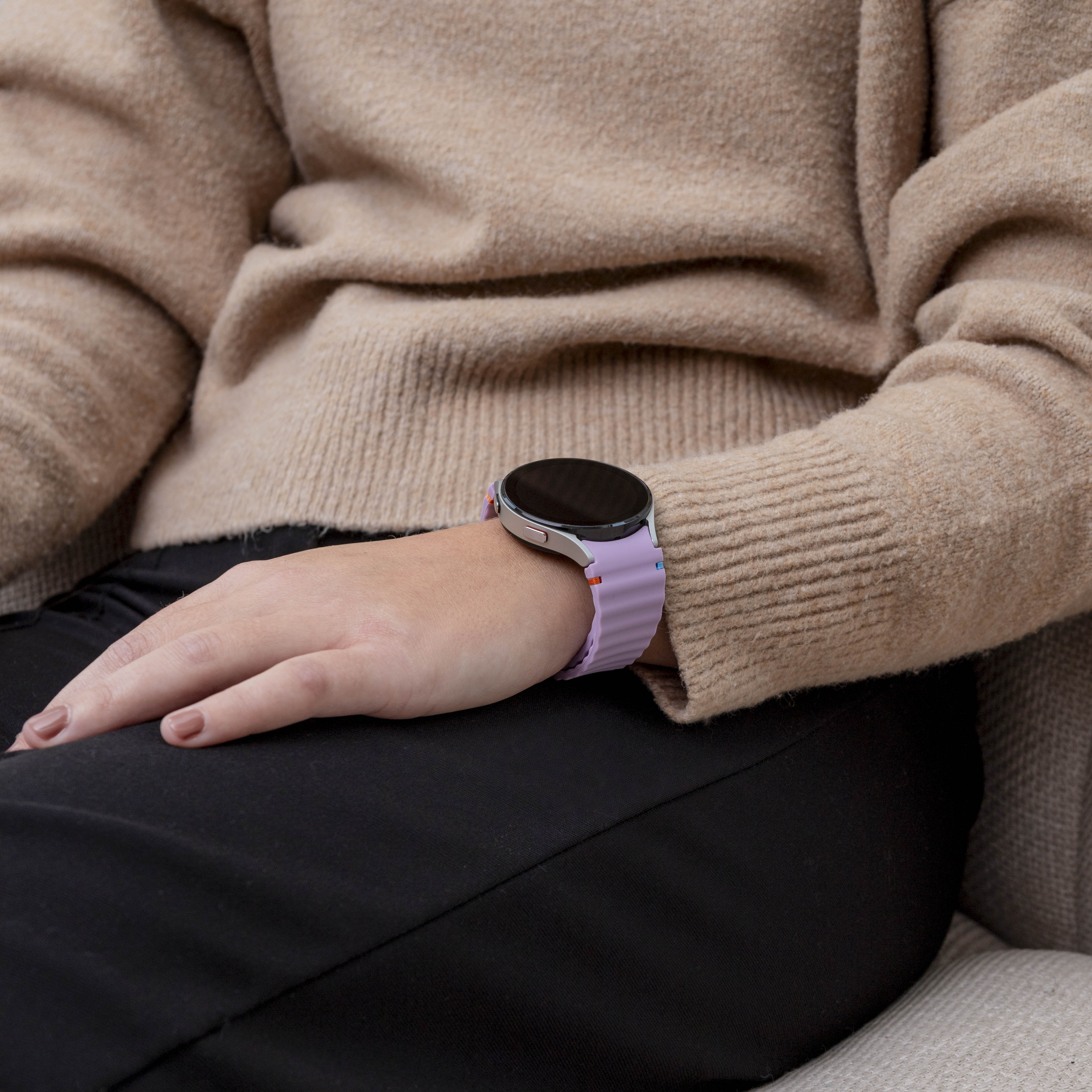 Samsung Galaxy Watch 7 - 40mm Wave Armband (Lavendel)
