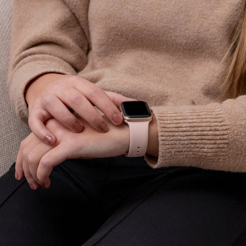 Silicone Strap, soft pink, lifestyle photo