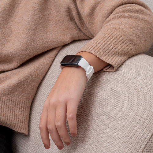 Huawei Band 9 Classic Silikonarmband (Weiß)