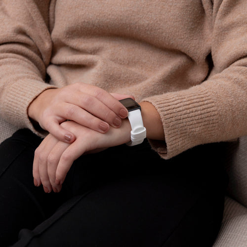 Huawei Band 9 Classic Silikonarmband (Weiß)