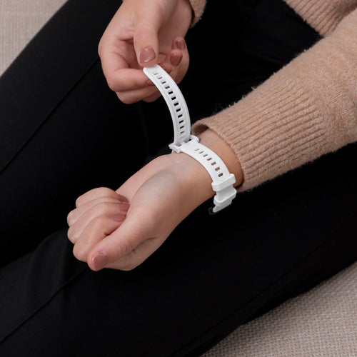 Huawei Band 9 Classic Silikonarmband (Weiß)