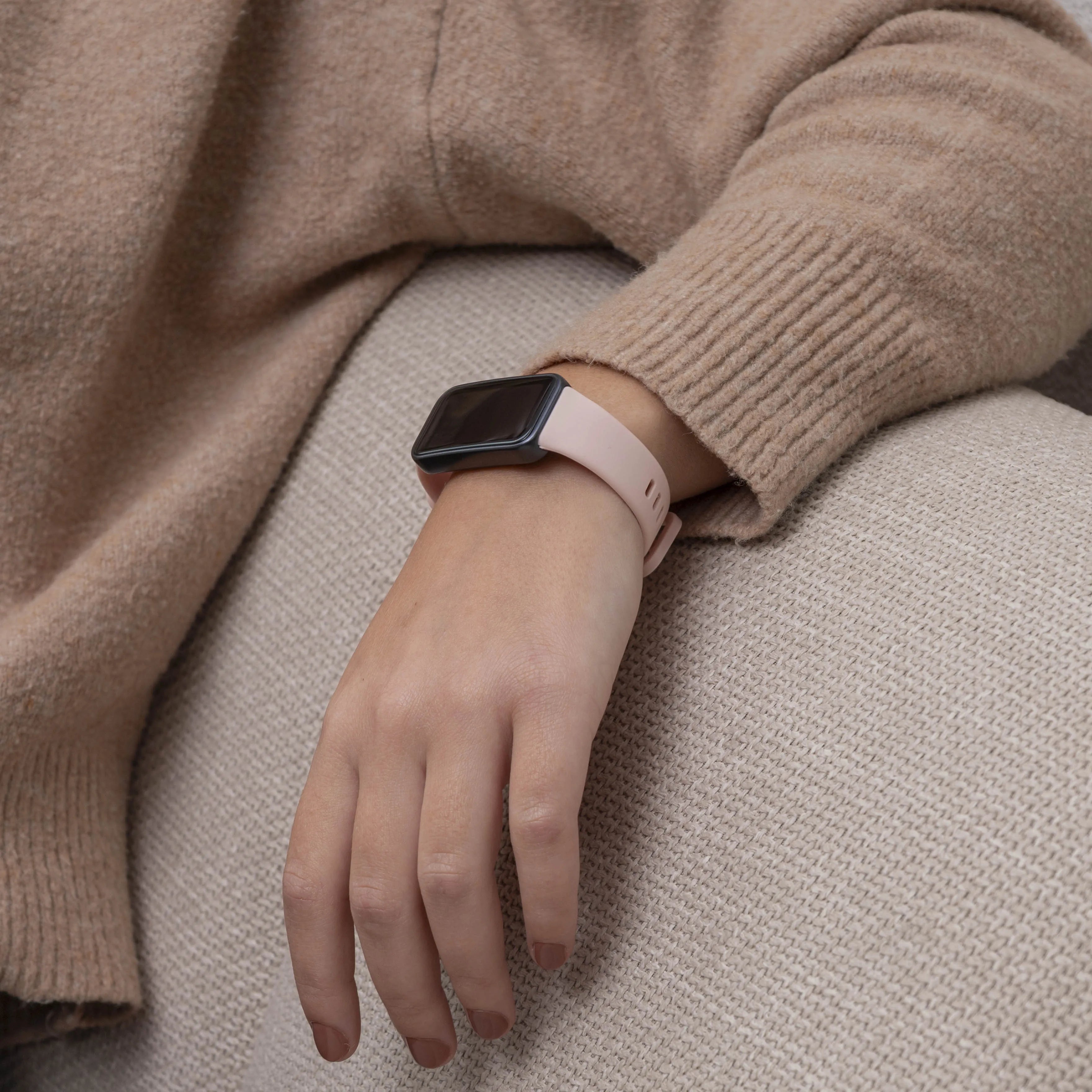 Silicone Strap, pink, lifestyle photo