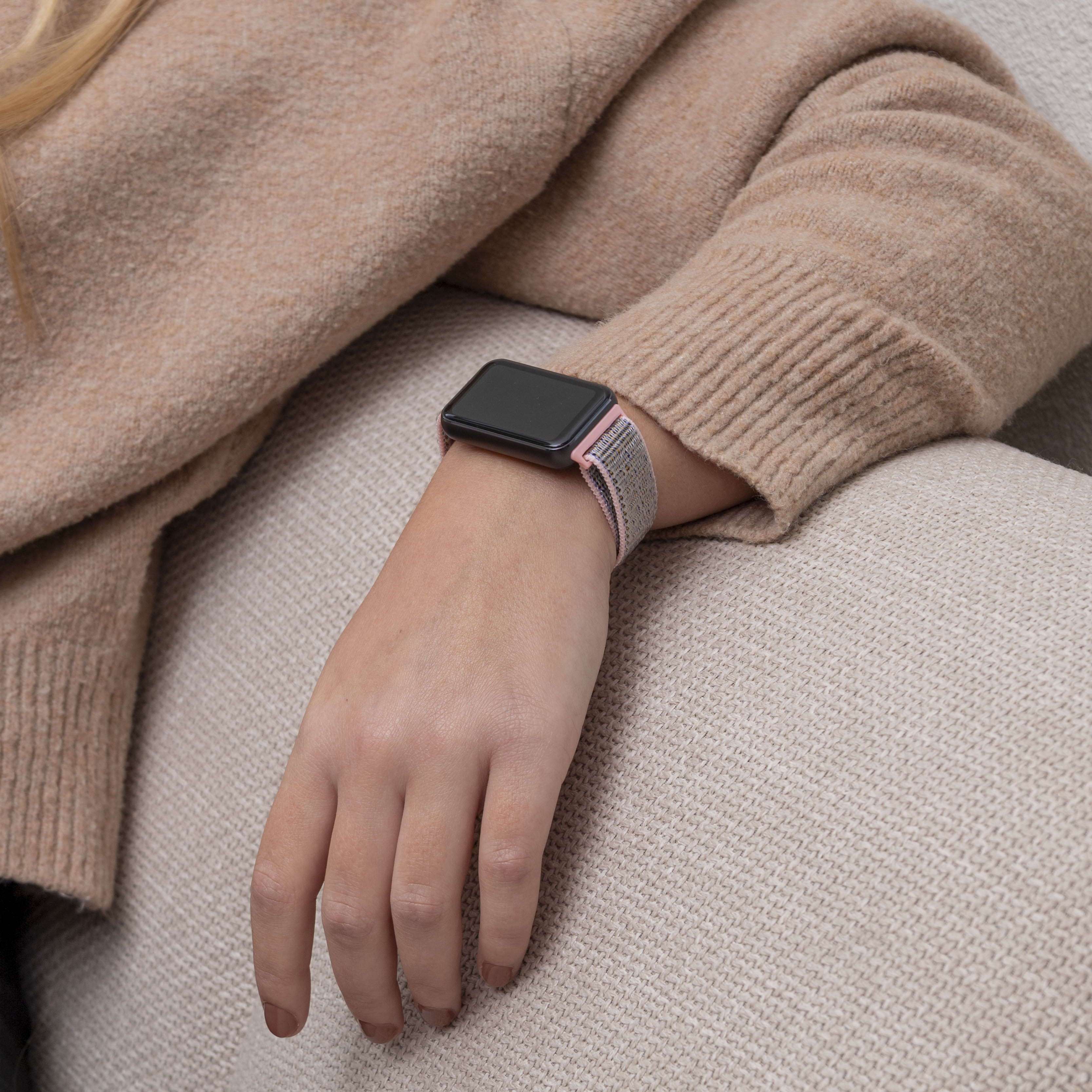 Samsung Galaxy Fit 3 Nylonarmband (Rosa)
