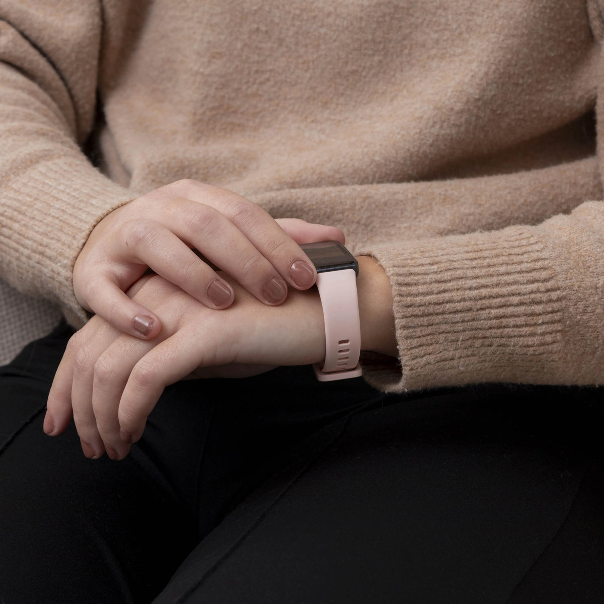 Silicone Strap, pink, lifestyle photo