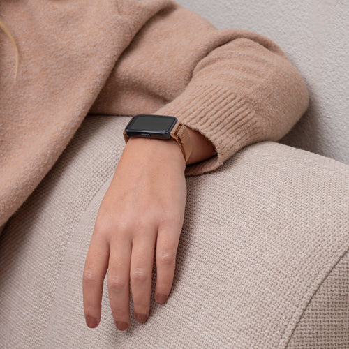 Huawei Band 10 Milanese-Armband (Rosé Gold)