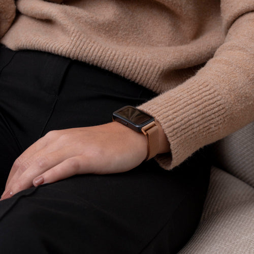Huawei Band 10 Milanese-Armband (Rosé Gold)