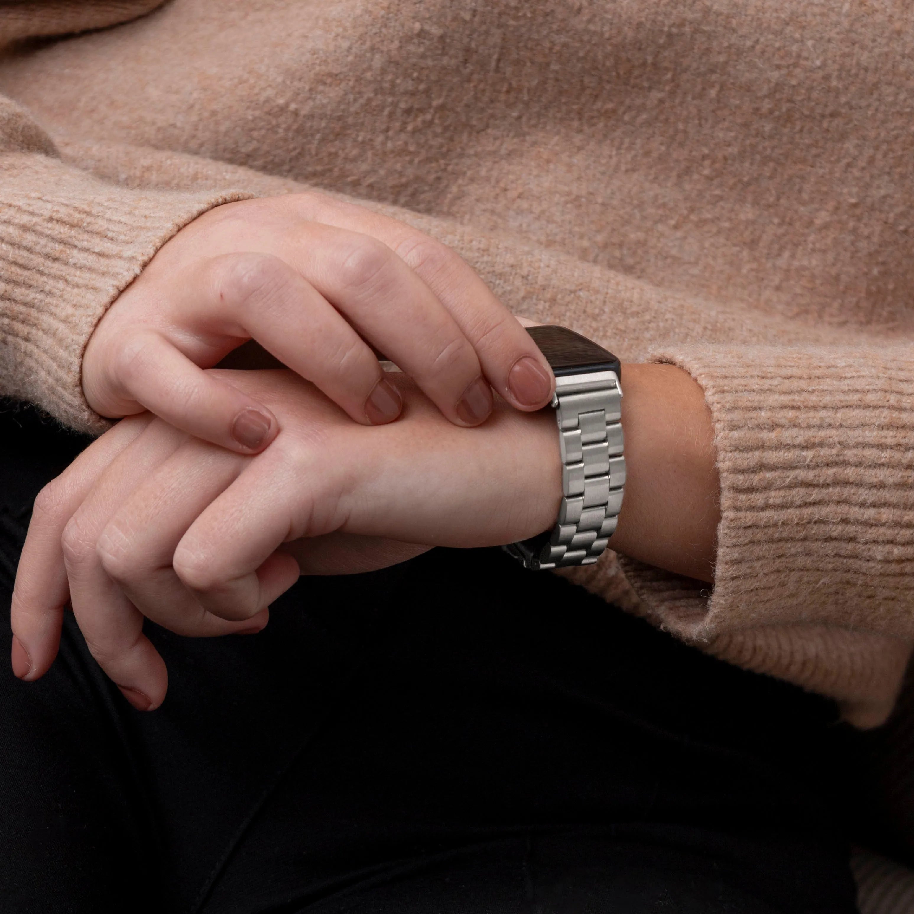 Steel Strap, silver, lifestyle photo