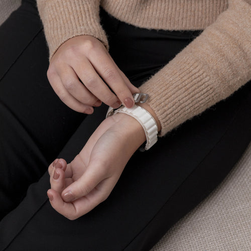 Alpine Nylon Strap, starlight, lifestyle photo