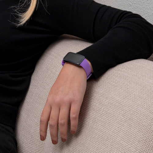 Huawei Band 8 Klassisches Silikonarmband (Flieder)