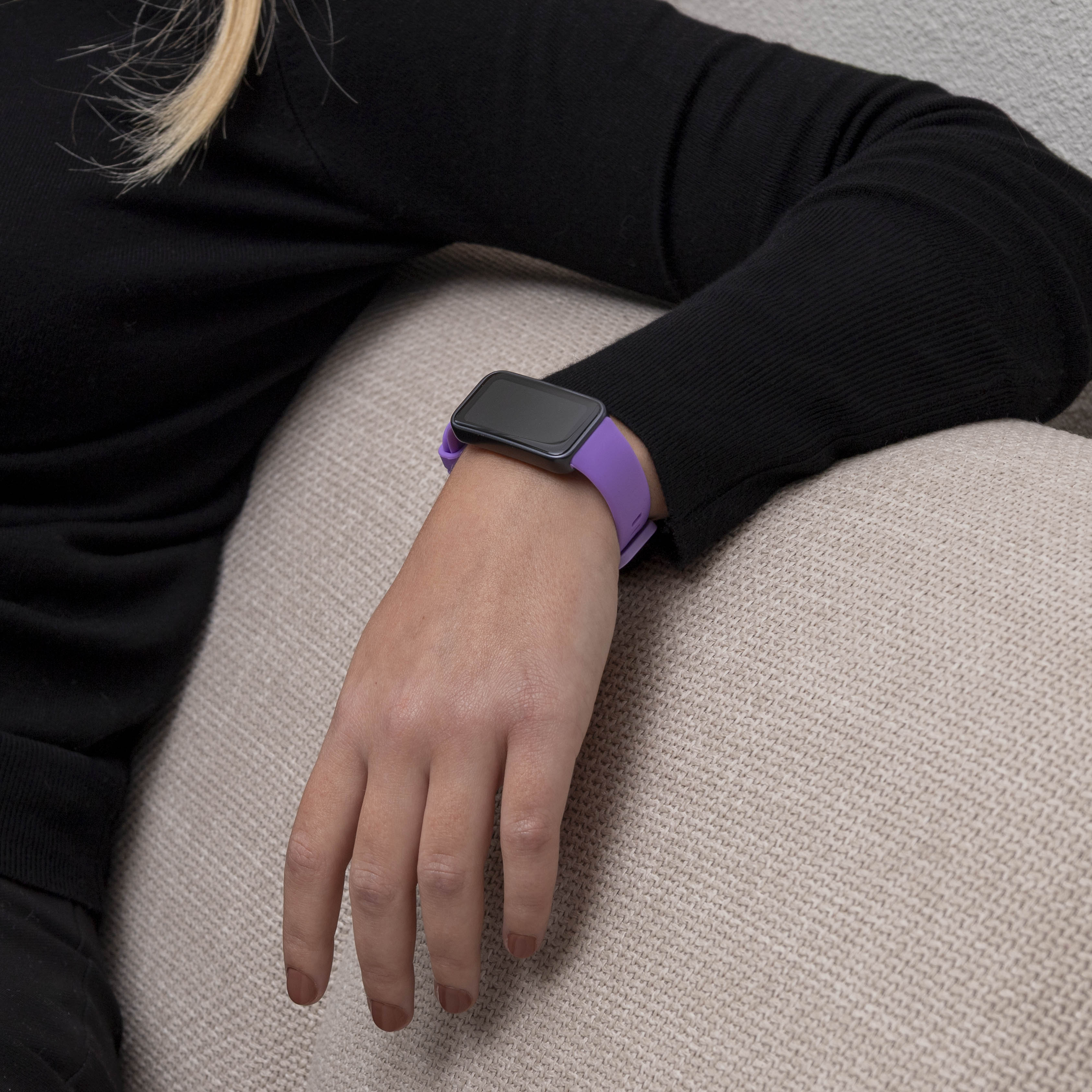 Huawei Band 8 Klassisches Silikonarmband (Flieder)
