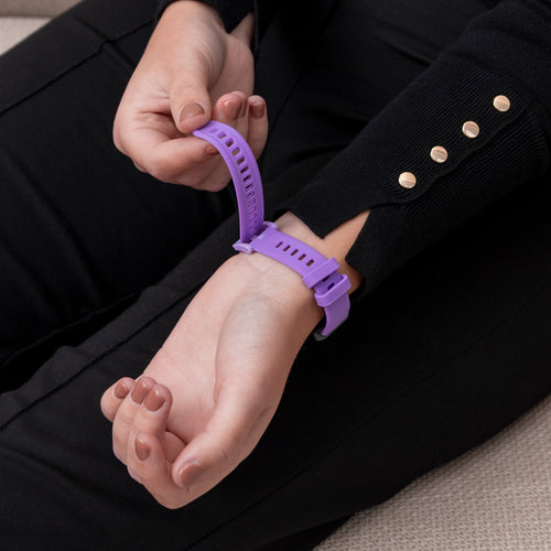 Huawei Band 8 Klassisches Silikonarmband (Flieder)