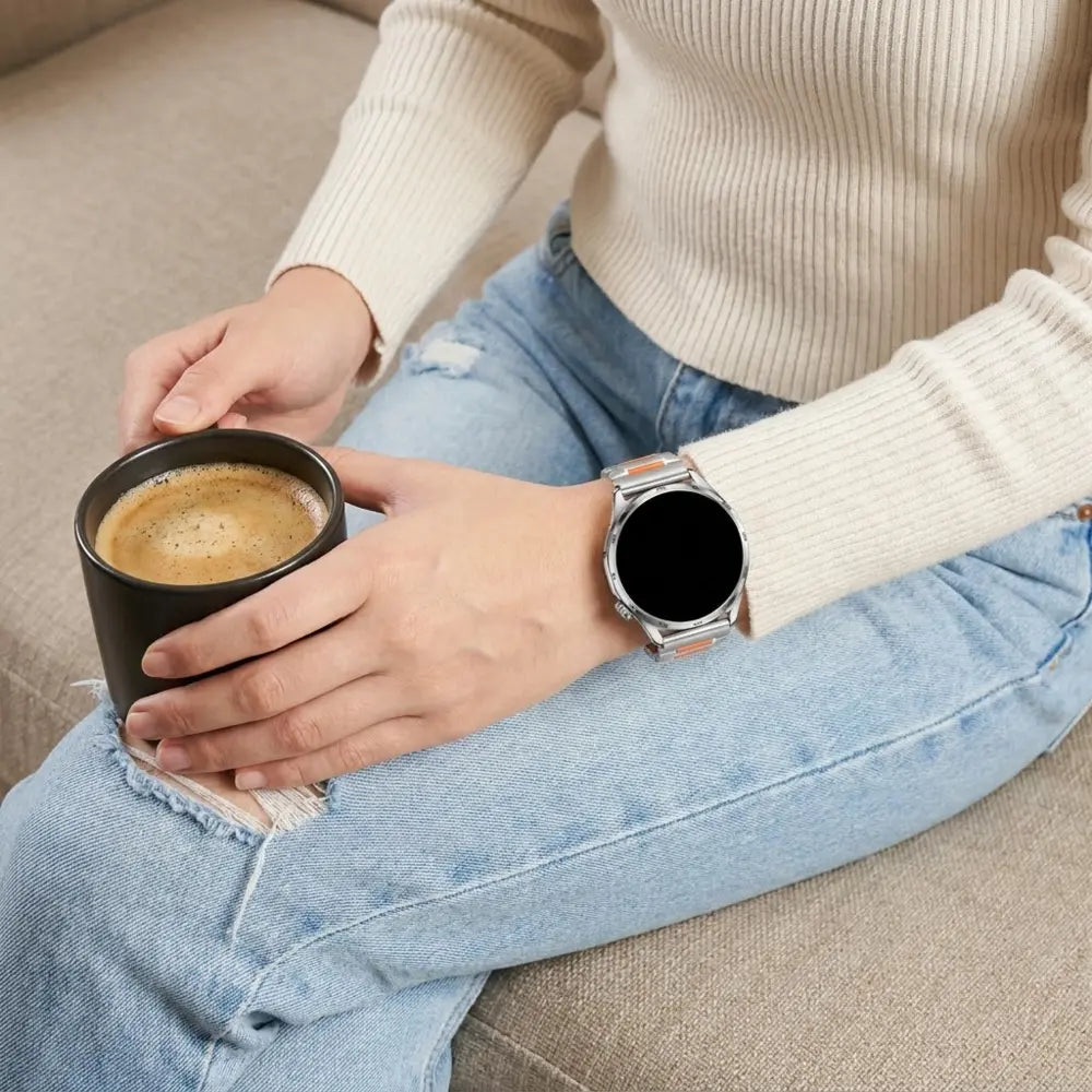 Samsung Gear S3 'One Push' Stahl-Hybridarmband