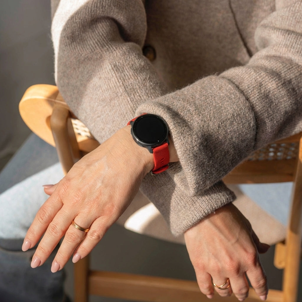 Garmin Vivoactive 5 Silikonarmband (Rot)