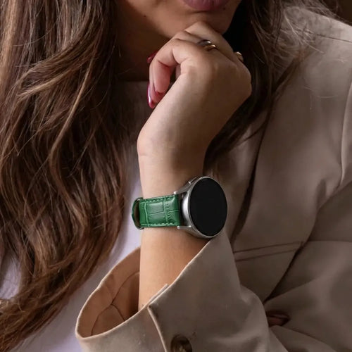 Amazfit GTR Mini Crocodile Leather Grain Strap (Green)