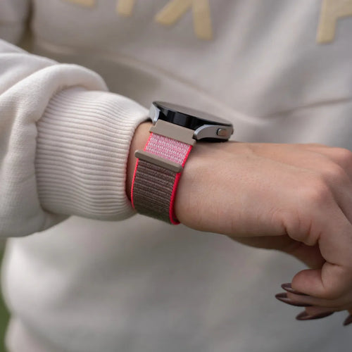 OnePlus Watch 3 - 46mm Nylonarmband (Neon Pink)