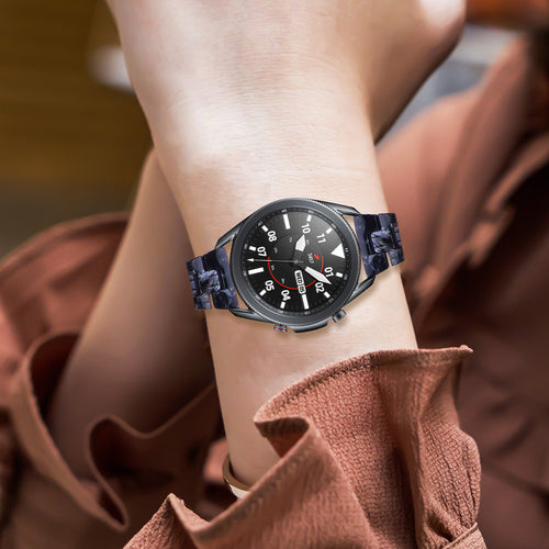 Metal Resin Strap, black/white, lifestyle photo
