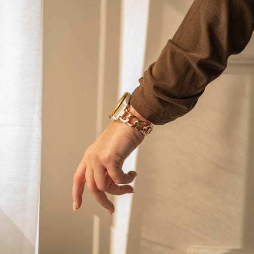 Samsung Galaxy Watch 6 - 40mm Stahlkettenband (Rosé Gold)