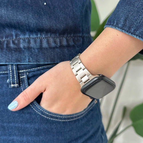xoxo Wildhearts Apple Watch Slender Steel Strap (Starlight)
