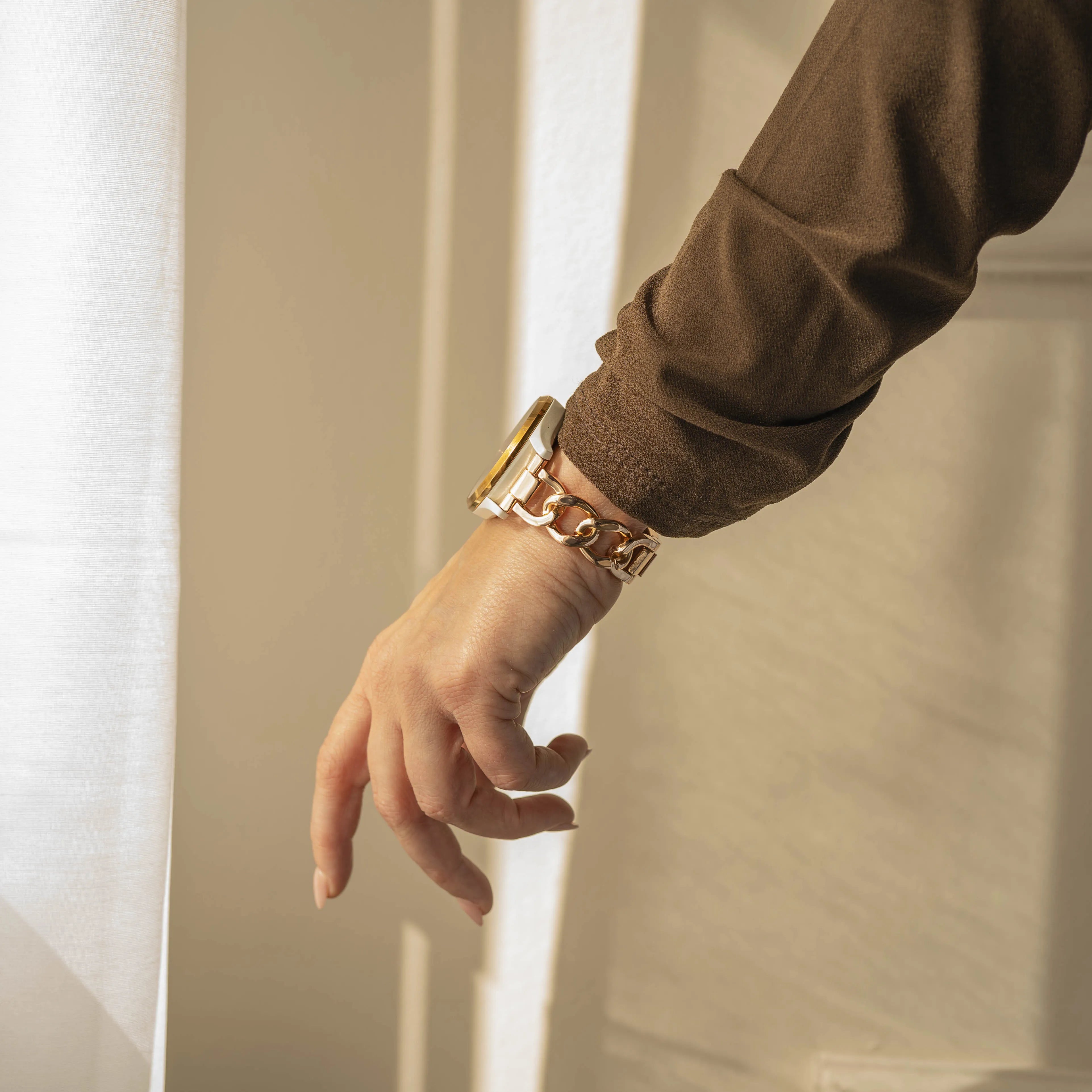 Amazfit GTR Mini Steel Chain Strap (Rose Gold)