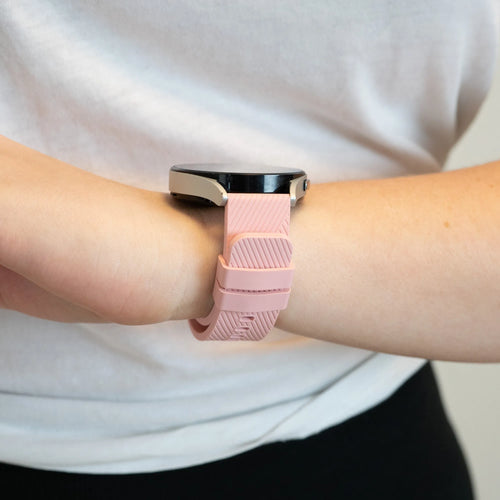 Bandz Gard Pro Health Smartwatch 3 - 41mm Silikonarmband 'Deluxe' (Rosa)