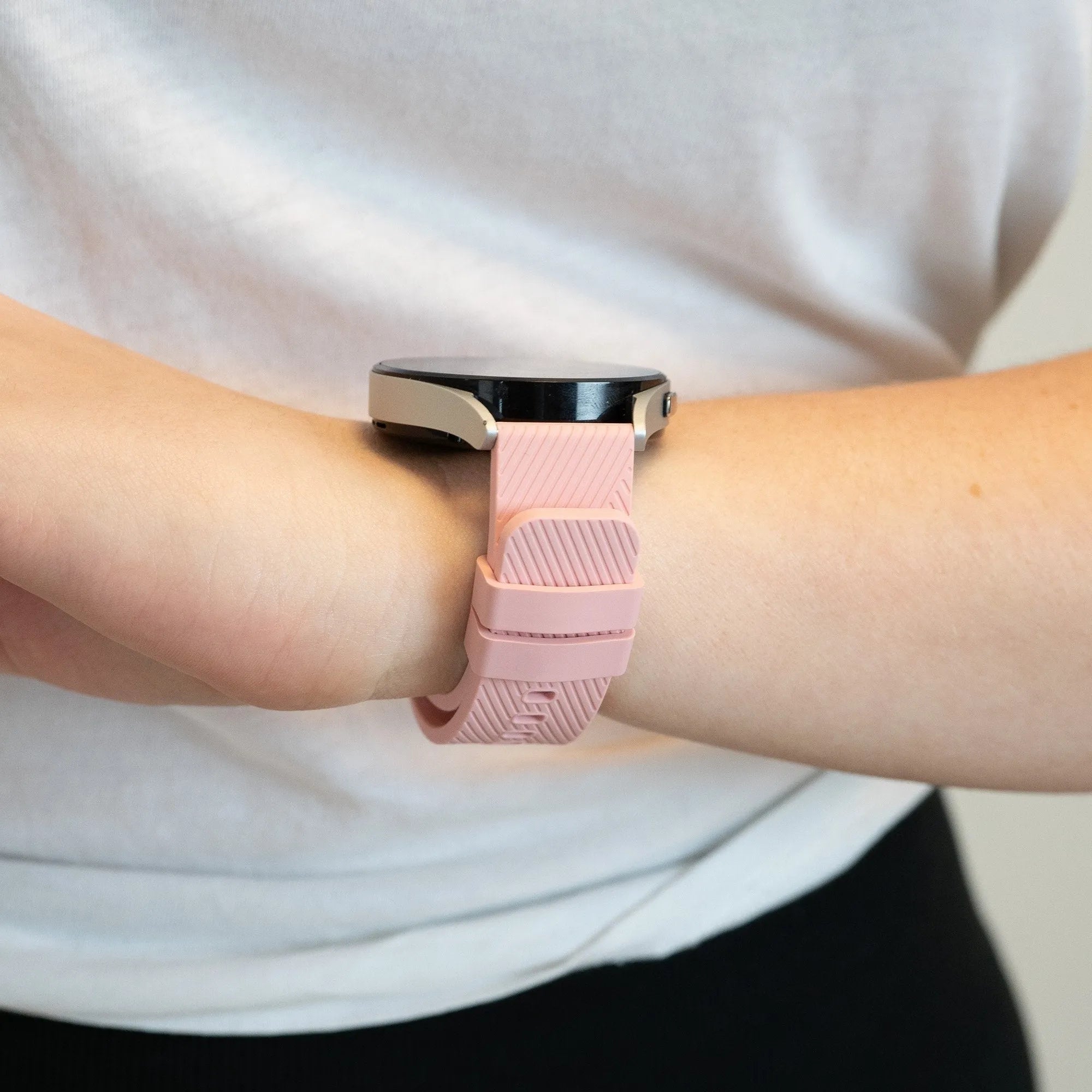 Bandz Suunto Vertical Silikonarmband 'Deluxe' (Rosa)