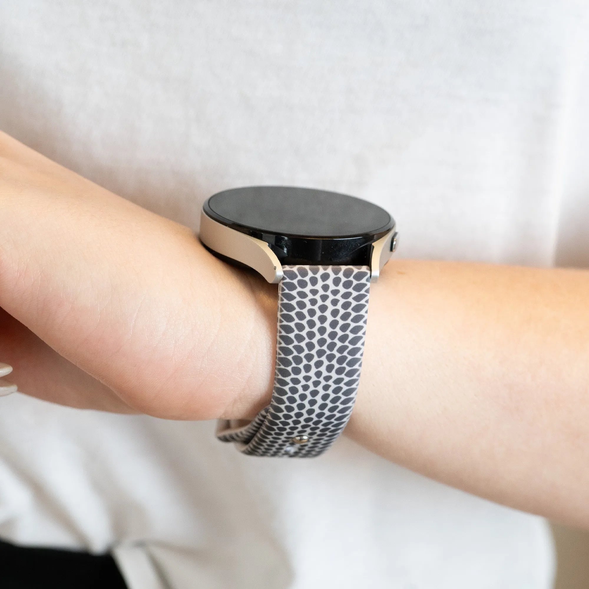 Bandz Oozoo Smartwatch 20mm Patterned Strap (Snake)
