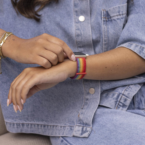 Nylon Strap, rainbow, lifestyle photo