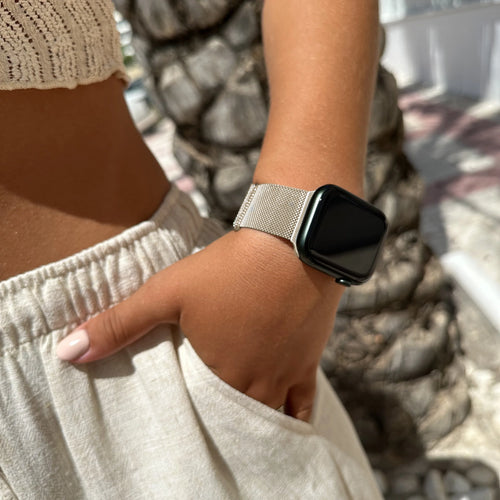 xoxo Wildhearts Apple Watch Milanaise Armband (Polarstern)