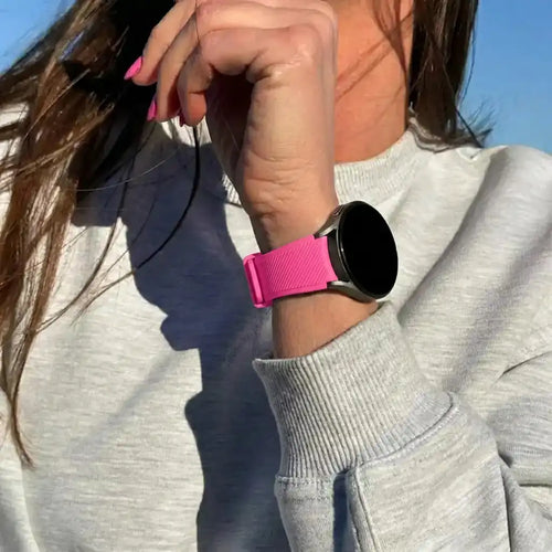 Amazfit GTR Mini Twill Silikonarmband (Bright Rosa)