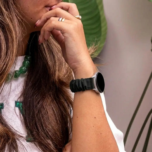 Samsung Galaxy Watch 8 - 40mm Scrunchie Strap (Black)