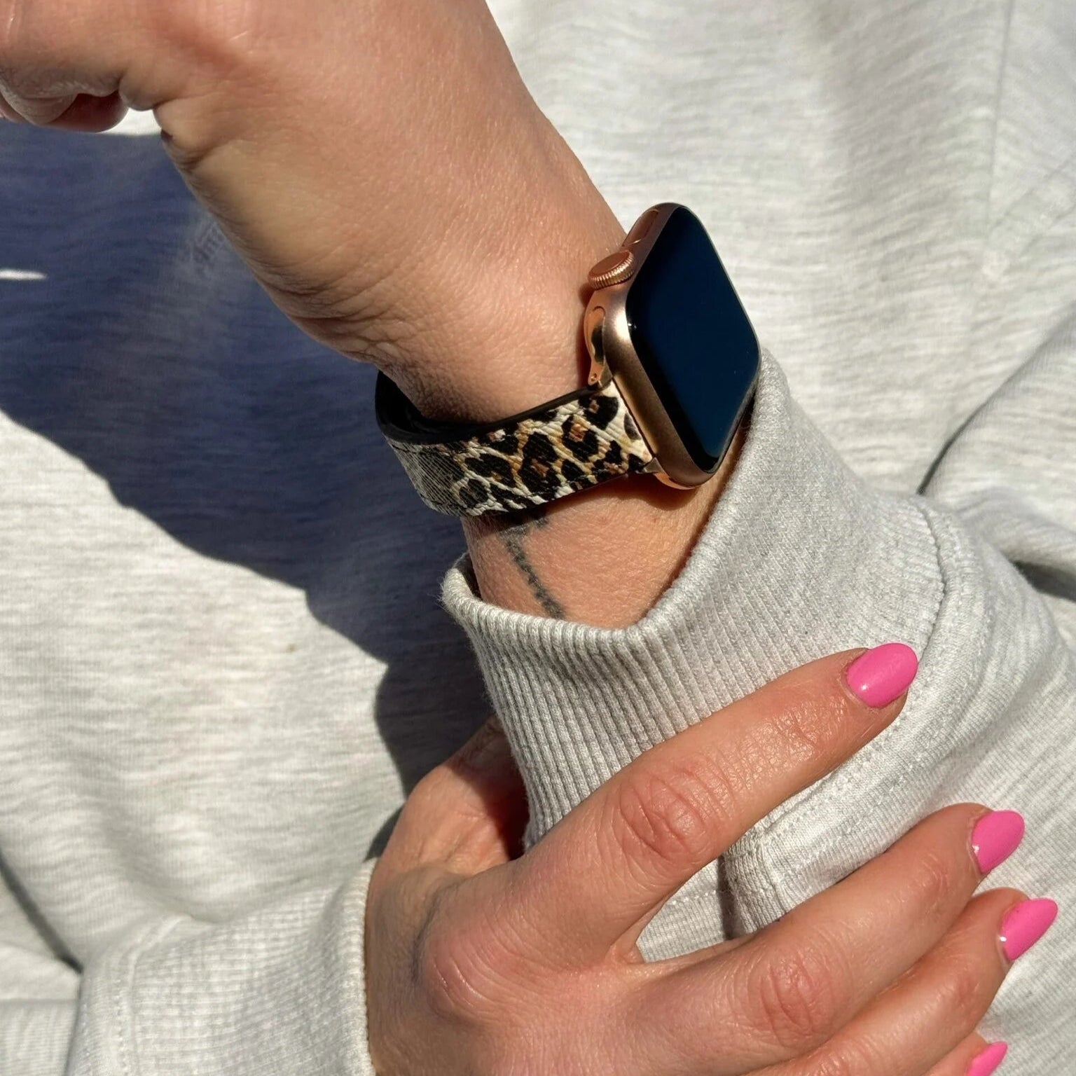 Apple Watch Lederamband (Leopard)