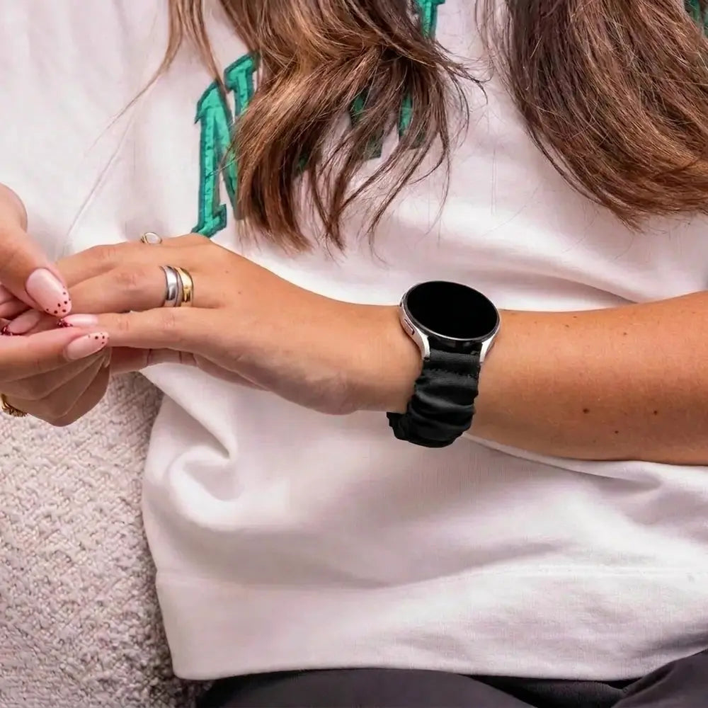 ICE Smart 2.0 Round 1.20 Scrunchie Strap (Black)