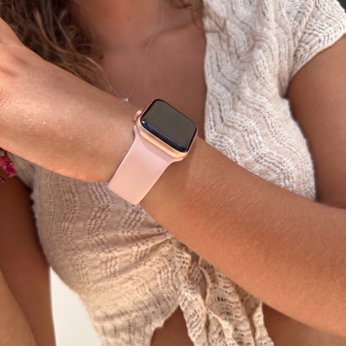 Silicone Strap, light pink, lifestyle photo