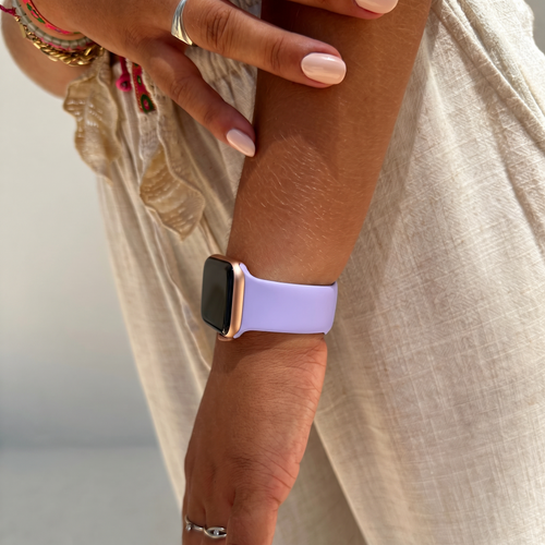 Silicone Strap, light purple, lifestyle photo