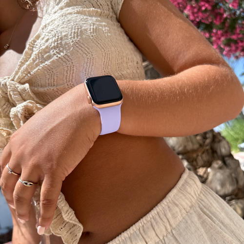 Silicone Strap, light purple, lifestyle photo