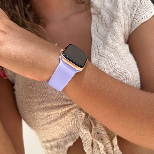 Silicone Strap, light purple, lifestyle photo
