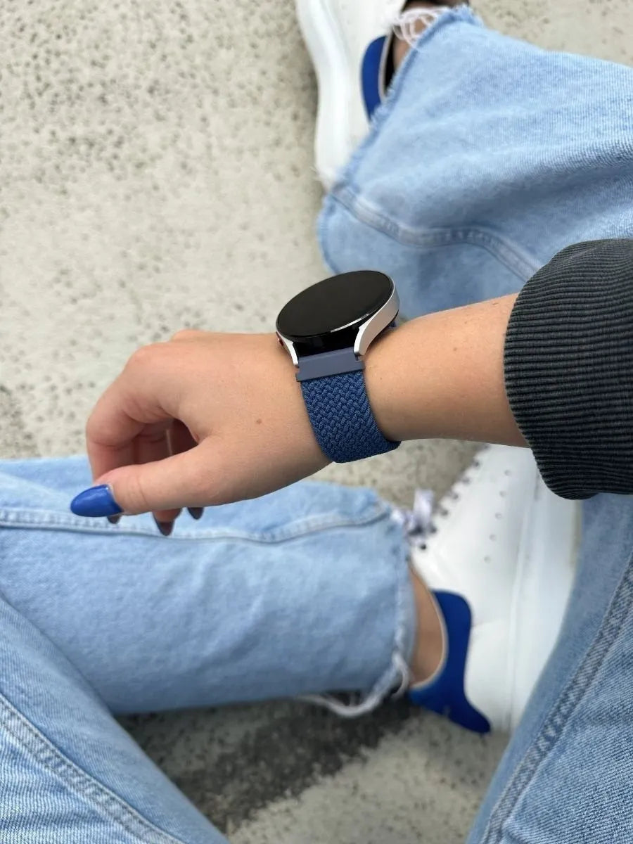 Suunto Race (en) verstellbares geflochtenes Armband (blau)