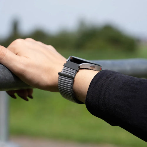 Amazfit Bip 3 (Pro) Nylonarmband (Grün/Grau)