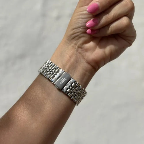 xoxo Wildhearts Fossil Gen 5e 44mm Stahlarmband (Silber)