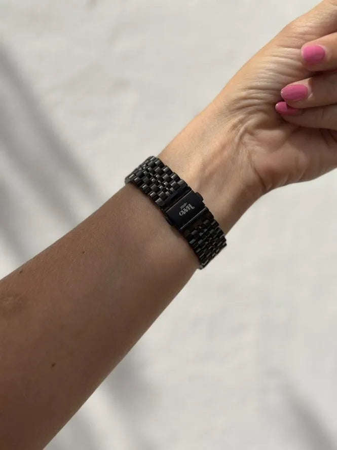 xoxo Wildhearts Amazfit GTR 3 (Pro) Stahlarmband (Schwarz)
