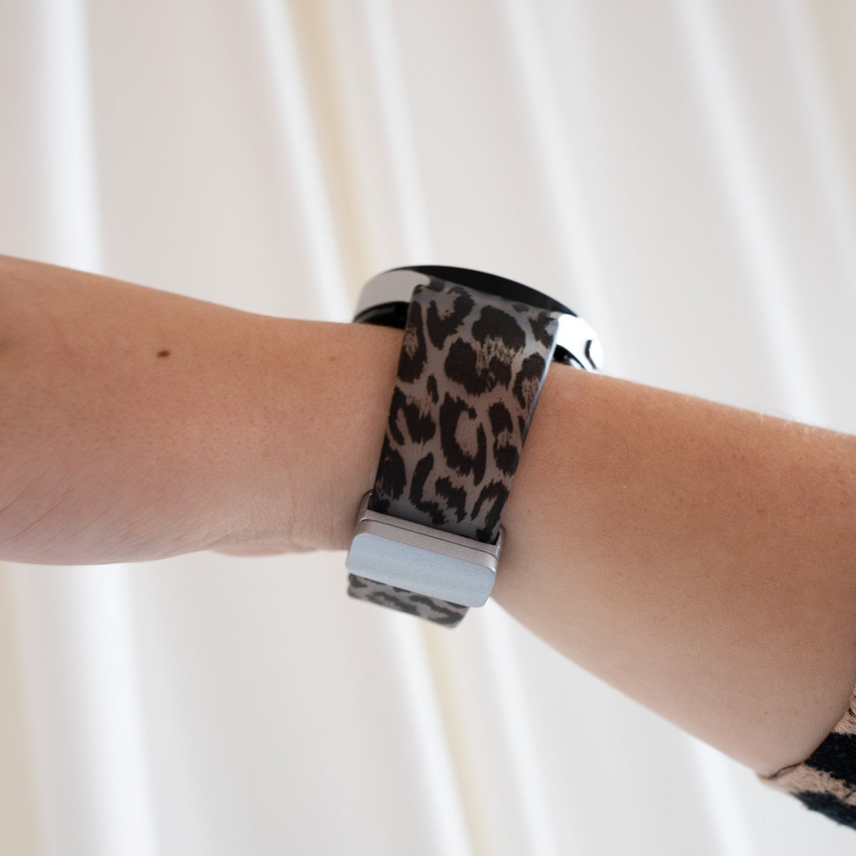Silicone Magnetic Patterned Strap, lifestyle photo