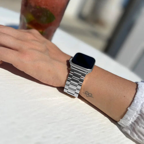 Steel Strap, silver, lifestyle photo