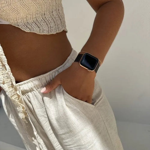 xoxo Wildhearts Apple Watch Milanese Armband (Schwarz)