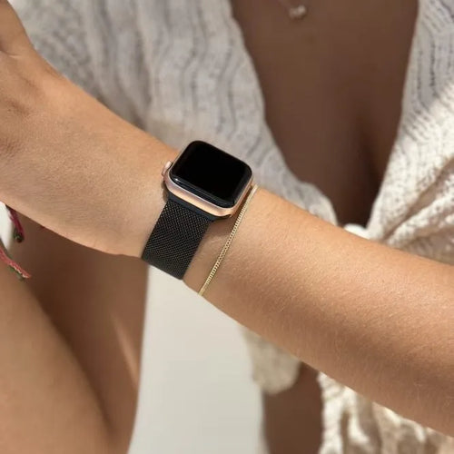 xoxo Wildhearts Apple Watch Milanese Armband (Schwarz)