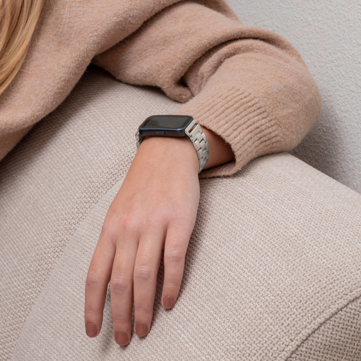 Steel Strap, silver, lifestyle photo