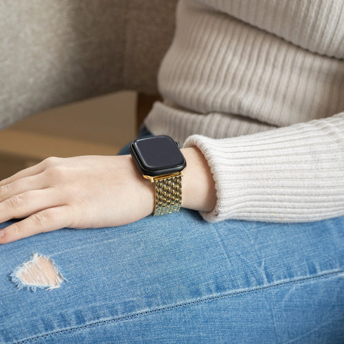 Steel Dragon Strap, gold, lifestyle photo