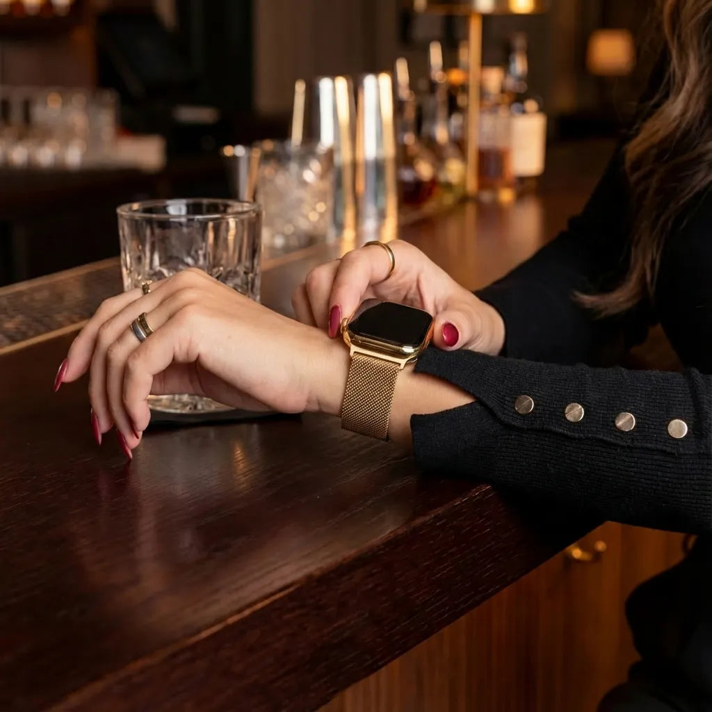 Apple Watch Armband Milanese (Roségold)